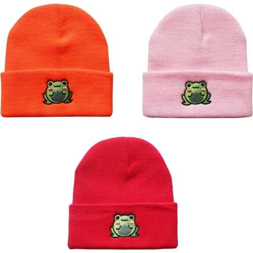 2021 Frog Hat Beanies Bonnet Hats For Women Men Beanie Chapeau Femme Cap Gorras Para Mujer Hip Hop Caps Gorro Gorros De Lana
