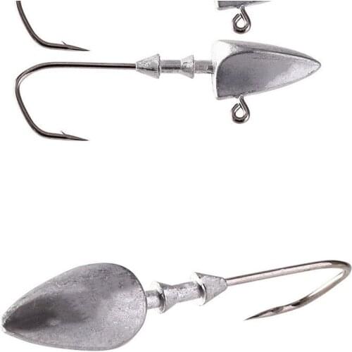 6PCS High Carbon Steel Treble Hooks Fishing Tackle Tool Round Bend Fish Hook for Bass Carp fishing gear tackle