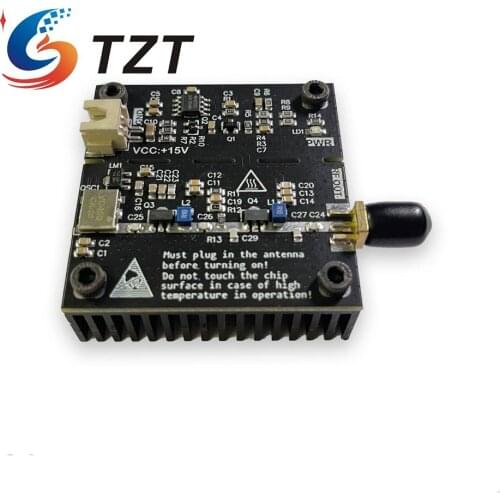 TZT Circuit Hardware 433M Signal Blocker Radio Frequency Blocker Integrated 3W Power Amplifier VCC +15V