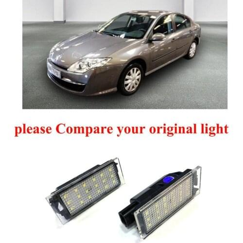 Car Accessories Special Car License Plate Lamp For Renault Laguna 3 III automotive goods car products