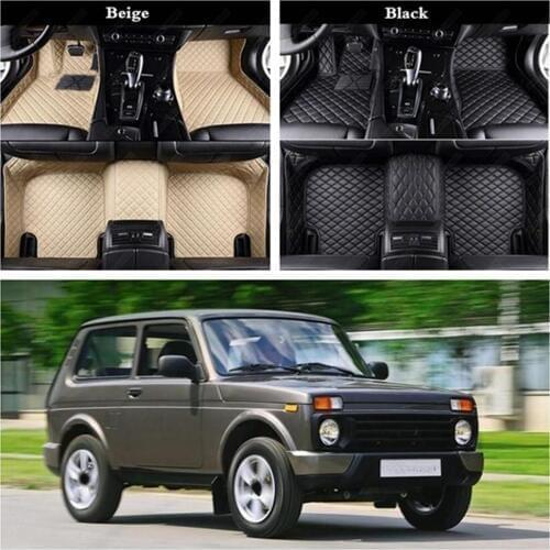 Car Floor Mats for Lada 4x4 2121 Niva Lada Nive 2123 2115 2110 2111 2112 2113 2114 2115 2116 2117 2131 Niva Car Foot Mats