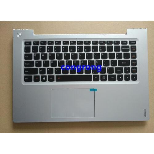 Used Original laptop US Keyboard Cover PalmresUpper Shell /Lid For Lenovo IdeaPad U430P U430 C cover w/Touchpad