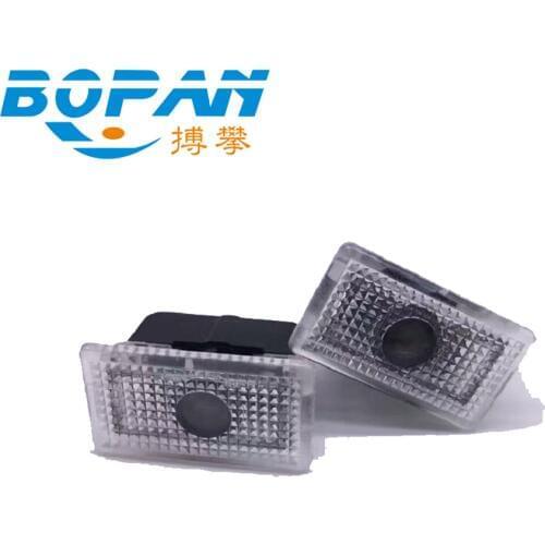 Free Shipping Wholesale New Product !2x LED Car courtesy lamp Projector Door Welcome Light Shadow led Projector For Tesla Light