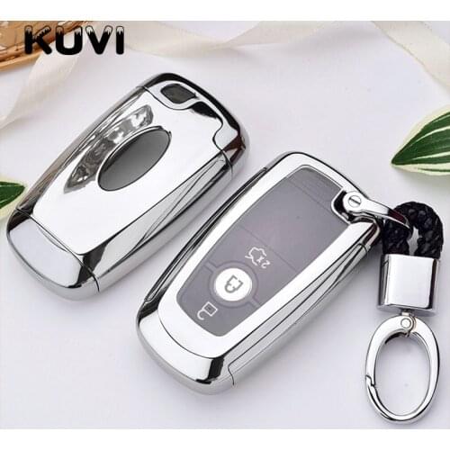 TPU+PC Material Car Key Case Cover For Ford Fusion Mondeo Mustang Explorer Edge EcoSport For Lincoln Mondeo MKC MKZ MKX
