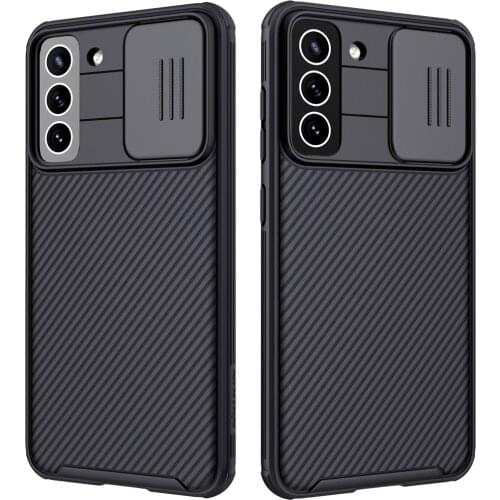 NILLKIN for Samsung Galaxy S21 FE 2021 Case,Lens Camera Protection Slide Protect Cover for Galaxy S21 FE