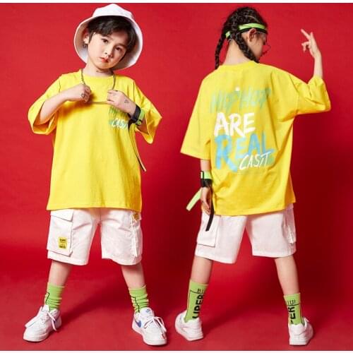 Summer New Kids Sports White Shorts Tracksuit Girls Boys Streetwear Hip Hop Fashion Shorts Children Clothing