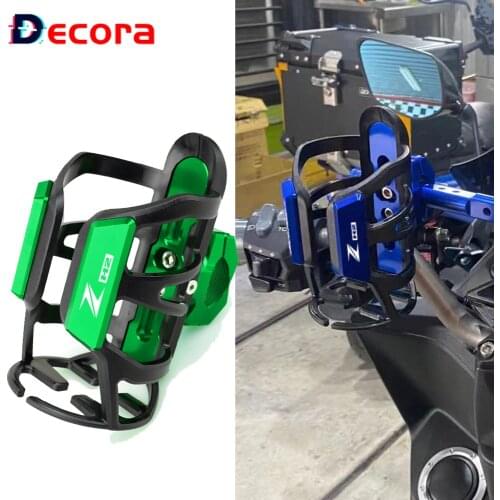 For Kawasaki ZH2 2019 2020 2021 Z H2 Zh2 high quality Motorcycle CNC Drink Cup Stand Water Cup holder Crash Bar Water Bottle