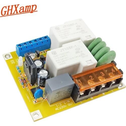 GHXAMP 2000W Soft Start Power Board 30A Power Amplifier Time Delay Soft Starter Class A Prevent Current Impact 1pc