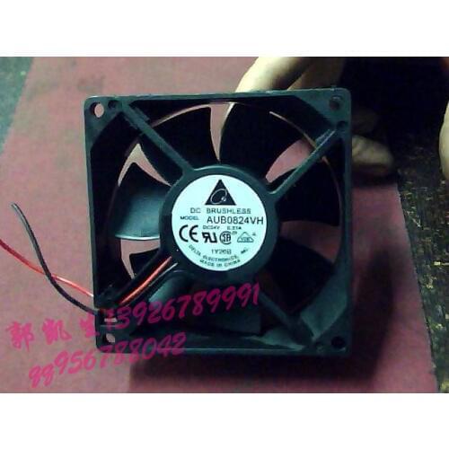 FOR Delta delta aub0824vh 24v 0.21a 8025 8cm inverter cooler CPU Cooling Fan