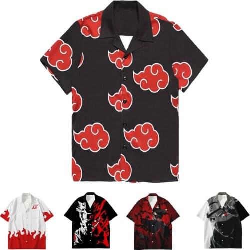 Hot Selling Anime Character Surrounding Shirt Hokage Uzumaki Ninja Costume Cosplay Trend 3d Printed MenS Short Sleeve Shirt