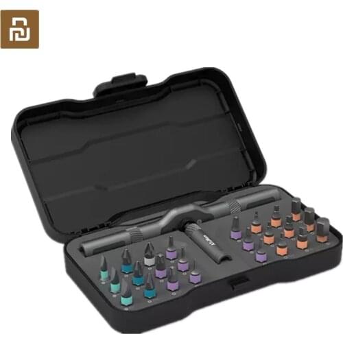 Xiaomi Youpin ATuMan DUKA 24 in 1 Multi-purpose Ratchet Wrench Screwdriver S2 Magnetic Bits Tools Set DIY Household Repair Tool