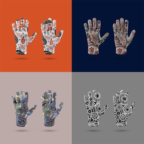 New Reusable Work Gloves Women Men Nylon Guantes Breathable Anti-skid Gloves Knit Labor Protection Gardening Gloves