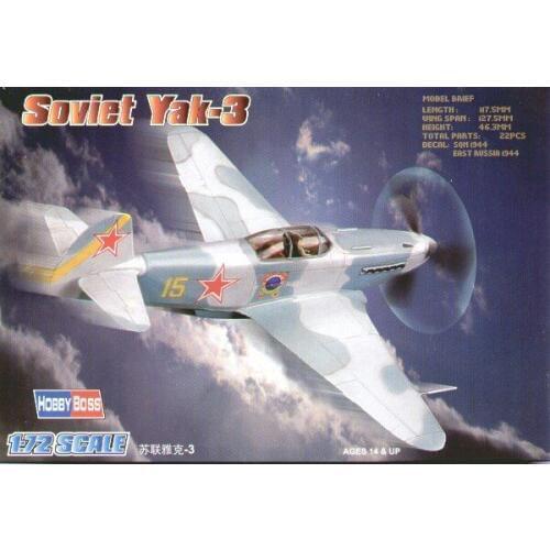 Trumpeter 80255 1/72 Soviet Yak-3 Fighter Bomber Interceptor Plane Jet Model TH06202-SMT2