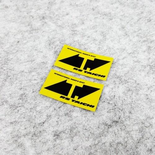 NO.S069 International Riders Spot RS TAICHI Reflective Motorcycle Helmet Lens Stickers Motorbike Decal