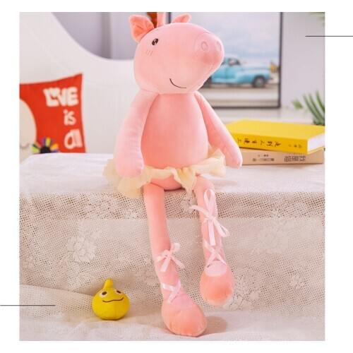 New style lovely cartoon Ballet pig plush toy about 55cm cute pig soft cotton toy birthday gift h1000