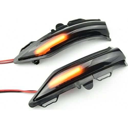 Sequential Turn Signal Light For Ford Fiesta ST Line MK8 2019 2020 LED Dynamic Side Rearview Mirror Flowing Blinker Indicator
