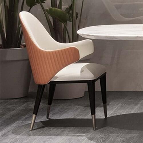 Chairs for Kitchen Nordic Light Luxury Dining Chair Simple Modern Household Solid Wood Armchair Chairs for Bedroom