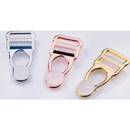 Sutoyuen 200pcs 1/2" Silver / Gold / Rose Gold Plated Alloy Suspender Clip Garter Belt Clip