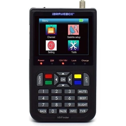 V9_Finder 1080P DVB-S/S2 & H.265 Star Finder Digital HD TV Satellite Finder Receiver Meter Signal Meter