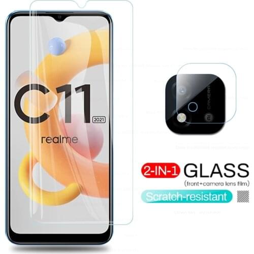 Camera protective glasses cover for realmi realmy relme realme c11 c 11 2021 rmx3231 6.52'' tempered glass screen protector film