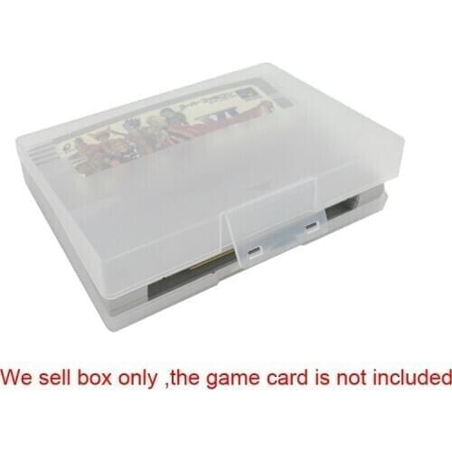 Storage box protective clear transparent box cover for SNES EU/JP VERSION game card