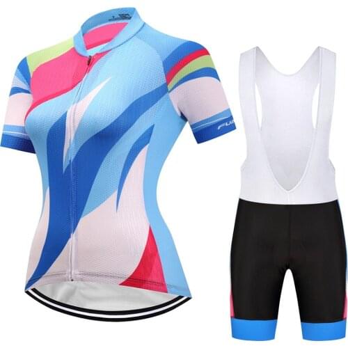 XS-3XL Female Cycling Jersey Women Maillot Ciclismo Outdoor Sportswear For MTB Bike Jerseys With Silica GEL Pad Shorts WM07