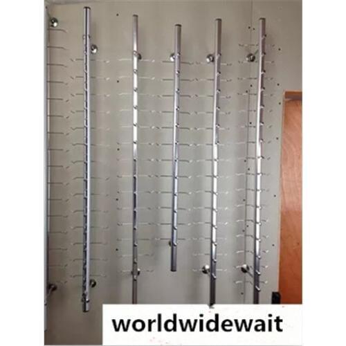 10pcs Wall-Mounted Sunglasses Racks Display Stand 1.6M No Lock For 21 Frames