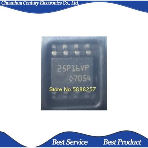 2 Pcs/Lot M25P16-VMN6TP 25P16VP SOP8 New and Original In Stock
