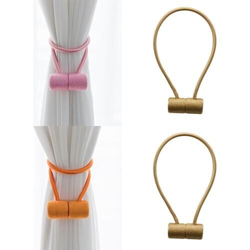 2x Decorative Curtain Tiebacks Drape Buckle Holder Tie-back for Window Treatment