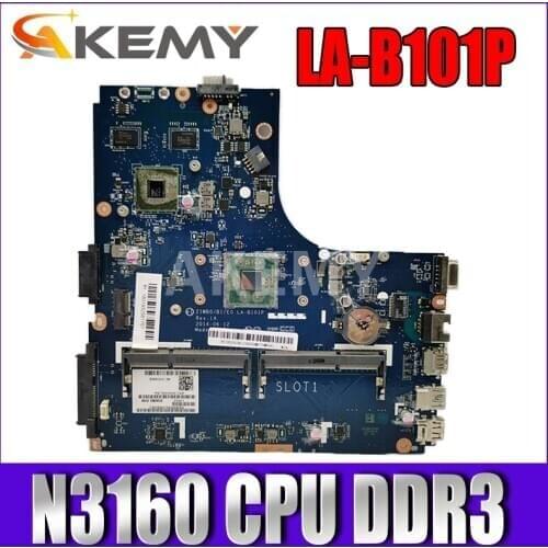 Akemy Brand New !!! ZIWB0/B1/E0 LA-B101P for Lenovo B40-30 Motherboard ( for intel N3160 CPU )
