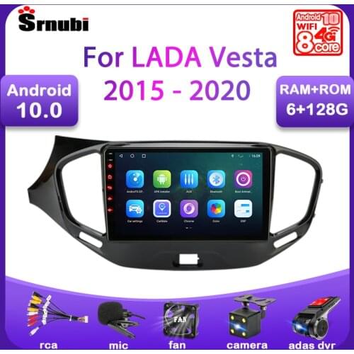 9" Android 10 Car Radio for LADA Vesta 2015 2016 2017-2019 Multimedia Video Player Navigation GPS 2 Din Carplay stereo Head Unit
