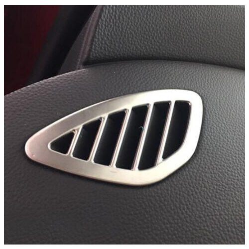 Stainless steel Car accessories styling For Chevrolet Cruze 2016 2017 2018 Car front Small air outlet Decoration cover trim