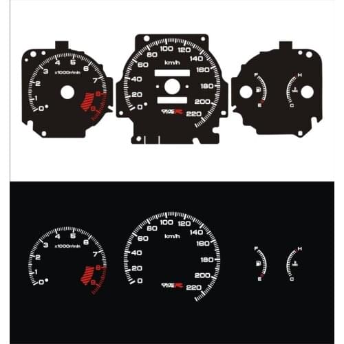 DASH EL Glow Gauge for EK4 SiR 1996 1999 Manul Transmission 220 KM 9500 RPM