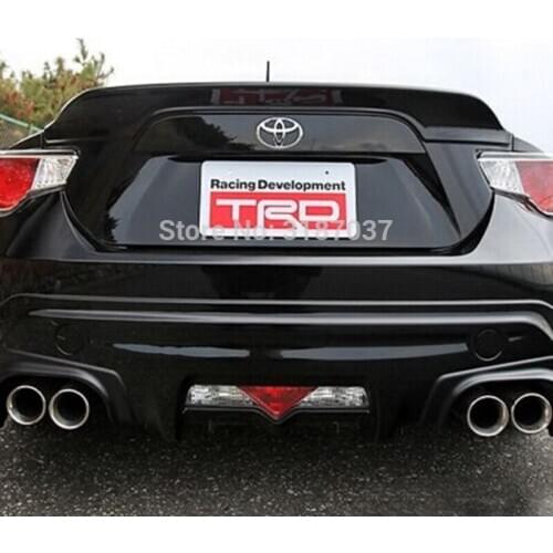 For Subaru BRZ GT86 2012-2015 tail trunk type FRP fiberglass Unpainted Rear Roof Spoiler Wing Trunk Lip Boot Cover Car Styling