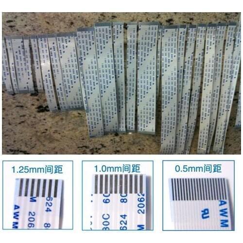 FFC Cable 20P 0.50mm Pitch FPC/FFC Jumper, Same Side Contacts (Type A), 20 Circuits, 200mm Cable Length,China-made