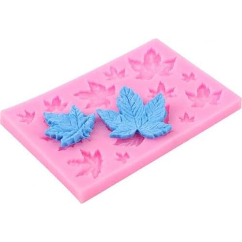 Cake Mold Maple Leaf Shape Baking Tools Silicone Desserts Cookies Mould for Kitchen