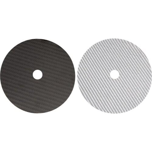 HiFi Carbon Fiber C D DVD Stabilizer Mat Top Tray Player Turntable Amp Cone Speaker Pad