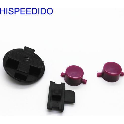 HISPEEDIDO 2sets/lot Multi-Color Button key keys for Gameboy Classic GB Keypads for GBO DMG DIY for Gameboy A B buttons D-pad