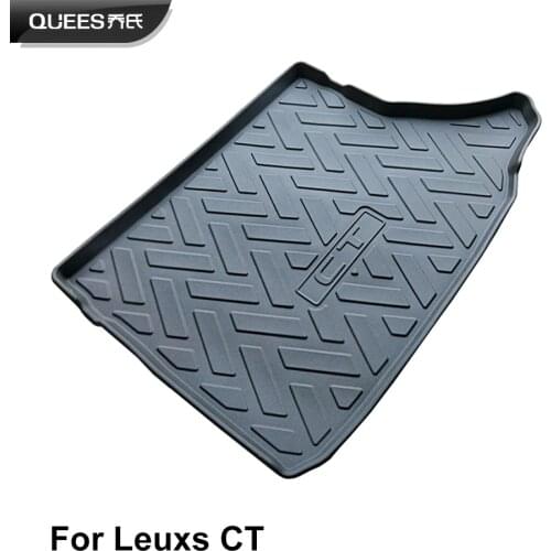QUEES Custom Fit Cargo Liner Trunk Floor Mat for Lexus CT CT200h Model Year 2018 2019 Only