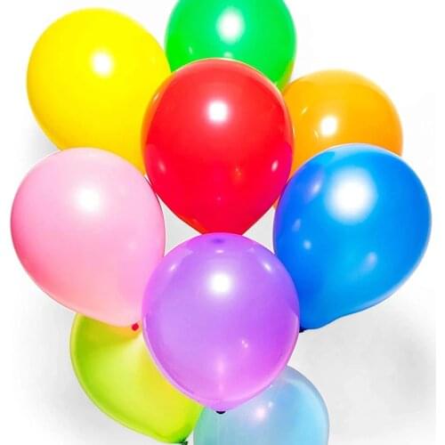 100p 12 Inch Rainbow Latex Balloons Suitable For Wedding Children Birthday Party Decoration Baby Shower Supplies Helium Balloons