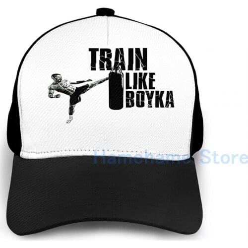 Fashion Train like Boyka Basketball Cap men women Graphic print black Unisex adult hat
