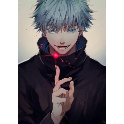 5D DIY Diamond Painting Jujutsu Kaisen Japanese Anime Cartoon Full Drill Embroidery Mosaic Cross Stitch Kit Home Decor Kids Gift