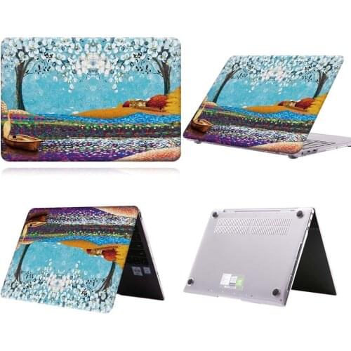 Flower Field Paint Anti-slip Laptop Case For MateBook 13/13 AMD Ryzen/14/D14/D15/X 2020/X Pro/Pro 16.1/Honor MagicBook 14/15