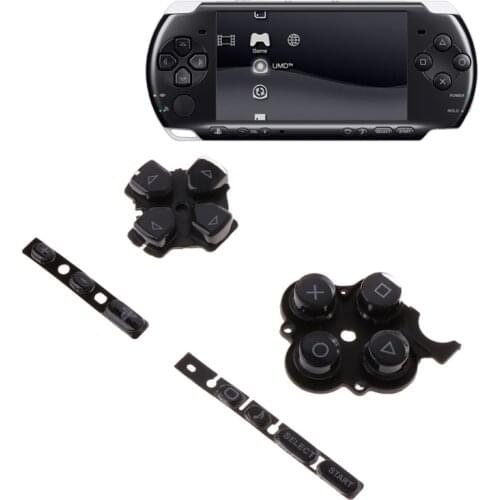 New Control Left Right Home Start Keypad Set Buttons Kit Replacement for PSP3000 Dropshipping