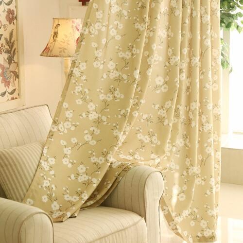 Window Curtains for Kitchen Living Room Bedroom Floral Luxury Flowers Window treatment Short Curtains Small Panel Customized