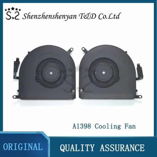 Original Left + Right 610-0194-03 CPU Cooler Fan For Macbook Pro Retina 15 "A1398 Late 2013 Mid 2014 2015 610-0191-04