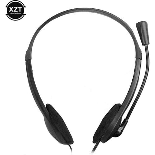 3.5mm Wired Stereo Headset Noise Cancelling Earphone With Microphone Gaming Headphone for Computer Laptop Desktop