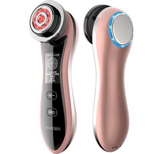 Radiofrequency Facial Mesotherapy RF Face Massager LED Photon Lifting Tighten Wrinkle Removal Skin Care Tools Anti-aging Machine