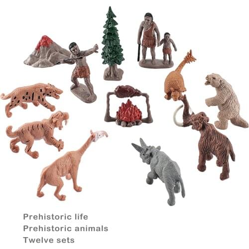 Realistic PVC Prehistoric Figure Model Toy Miniature Playest Gifts for Kids 3-8 Years Old for Boys Girls