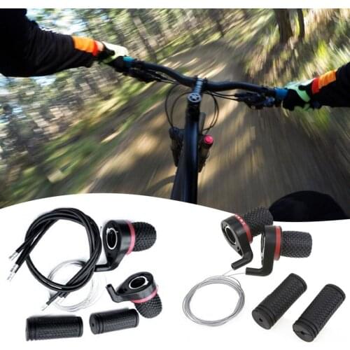 Bicycle Handlebar 3x7 Speed Gear Bicycle Shift Twist Gear Shifter Grips Road Bike Transmission Variable Speed Handle Bike Parts